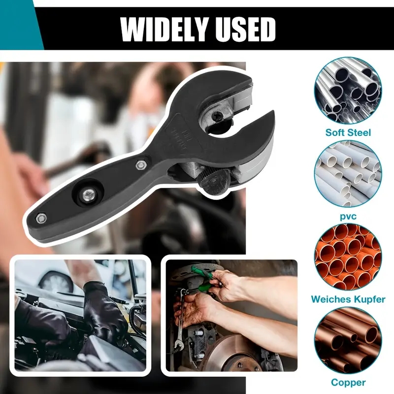Pipe Cutter Ratchet - Ratchet Pipe Cutter, Cut Metal Pipes