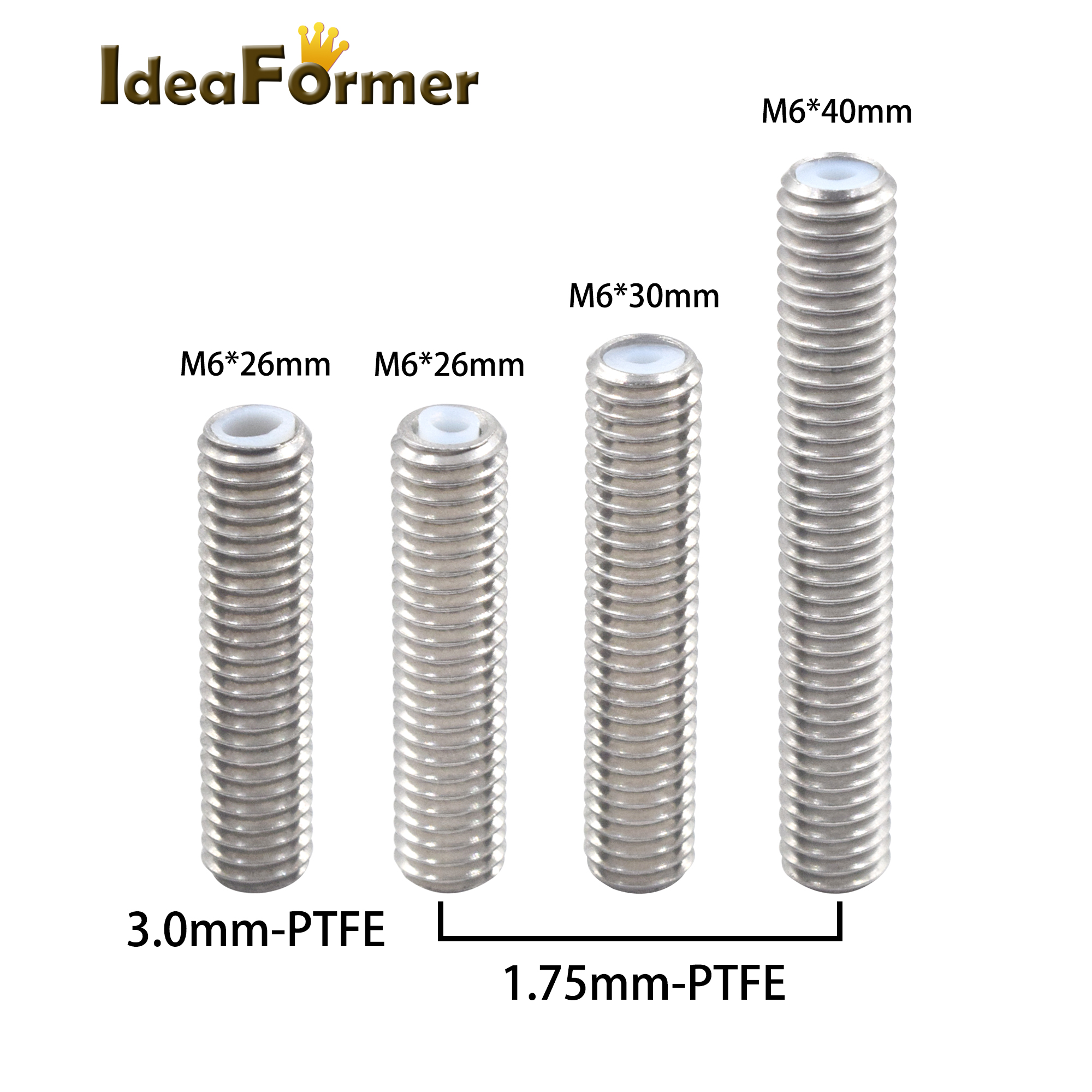 5pcs 3D Printer Stainless Stee - Ptfe Tape Thread review and price