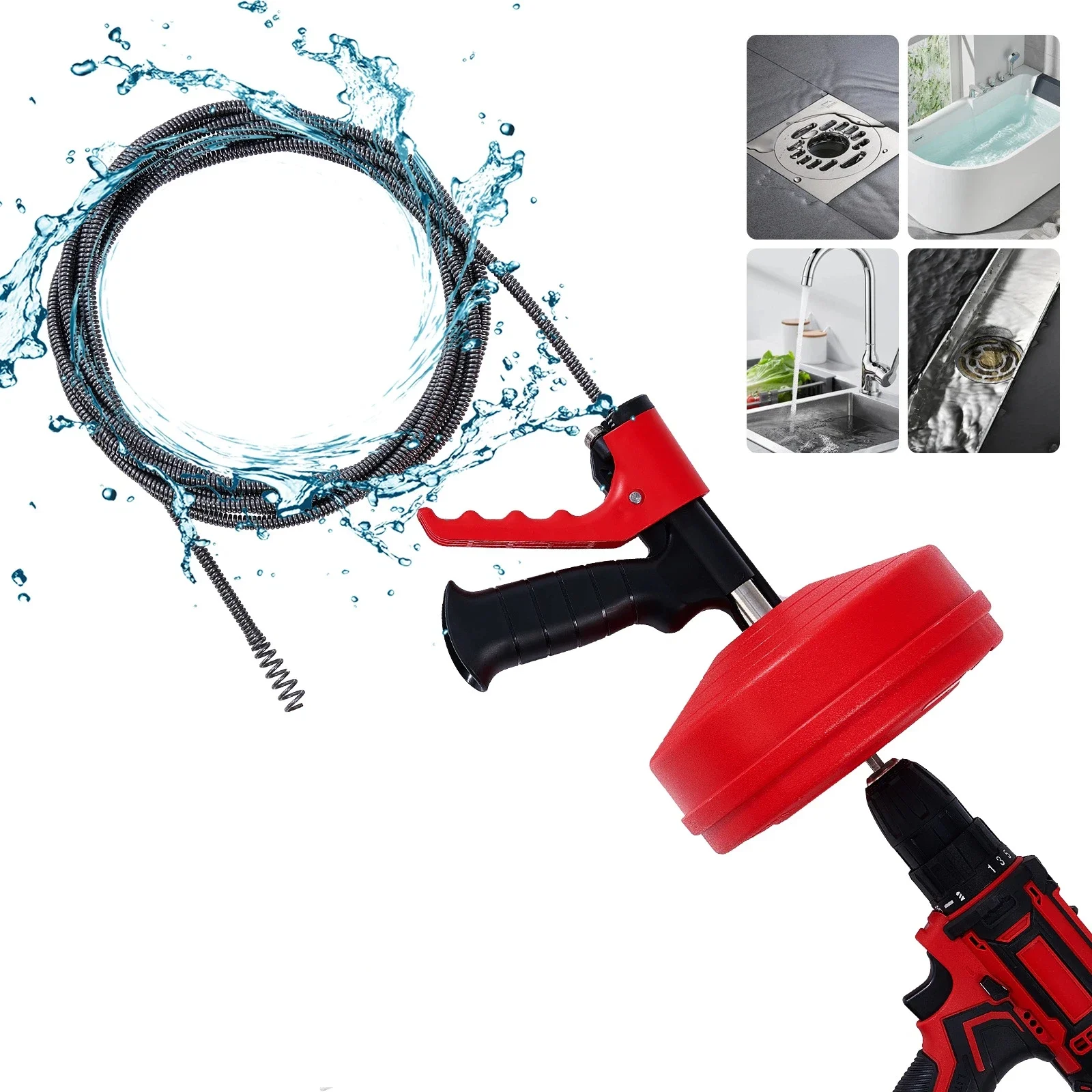 Drain Auger Clog Remover Flexi - Drain Snake Flexible review and price