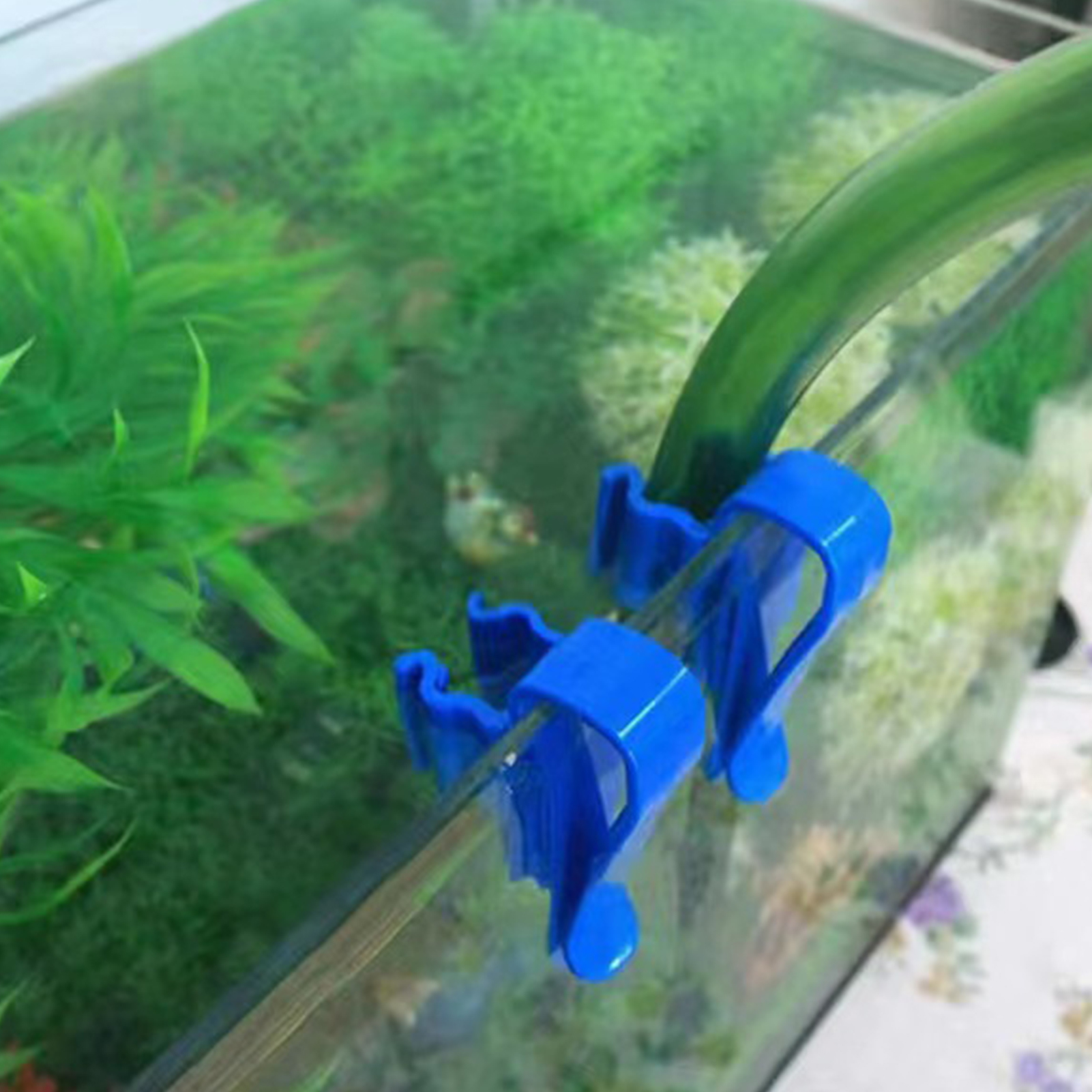 Aquarium Tube Holder Clip Fish - Plastic Pipe Clip review and price