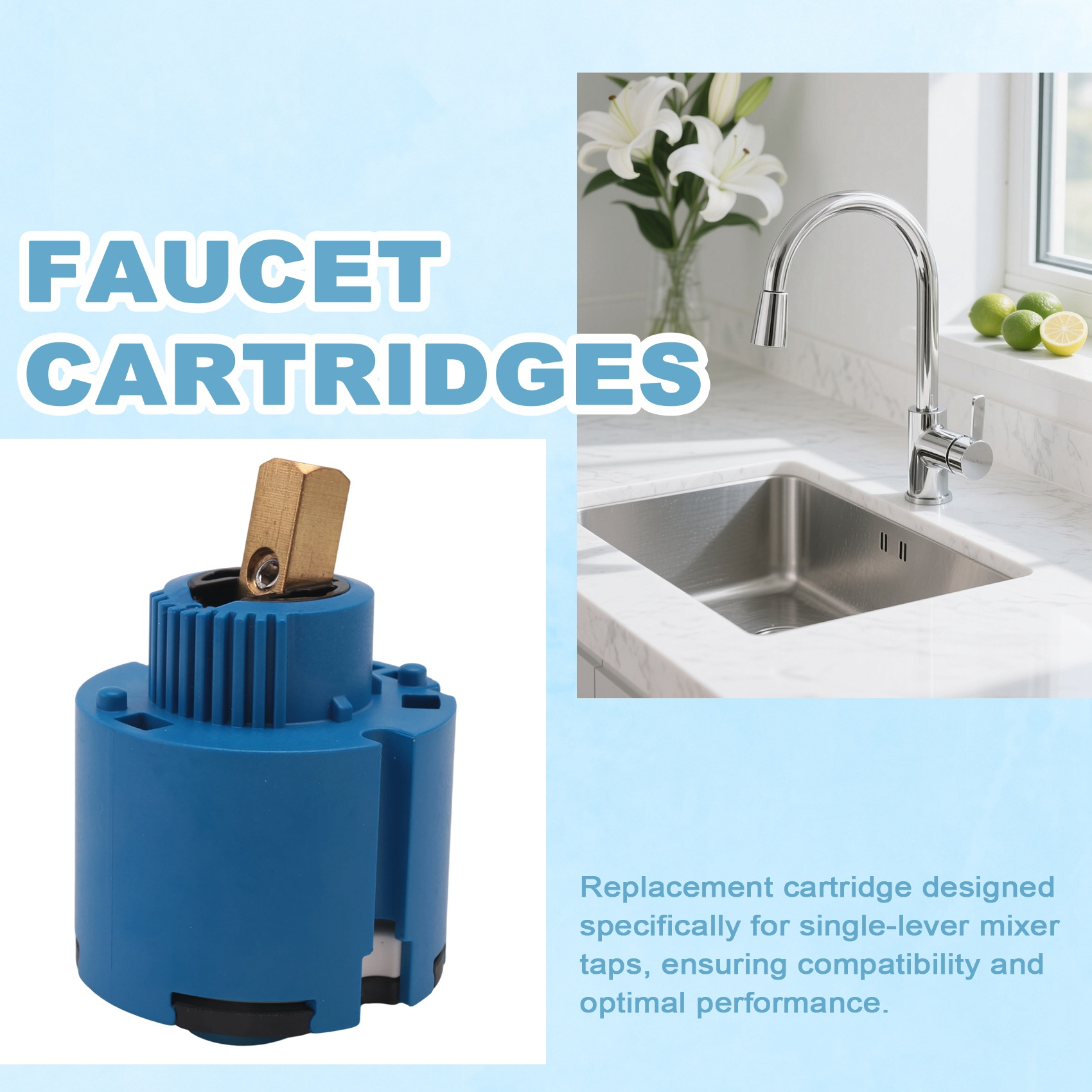AT43-46048000 Replacement Fauc - Basin Mixer Cartridge review and price