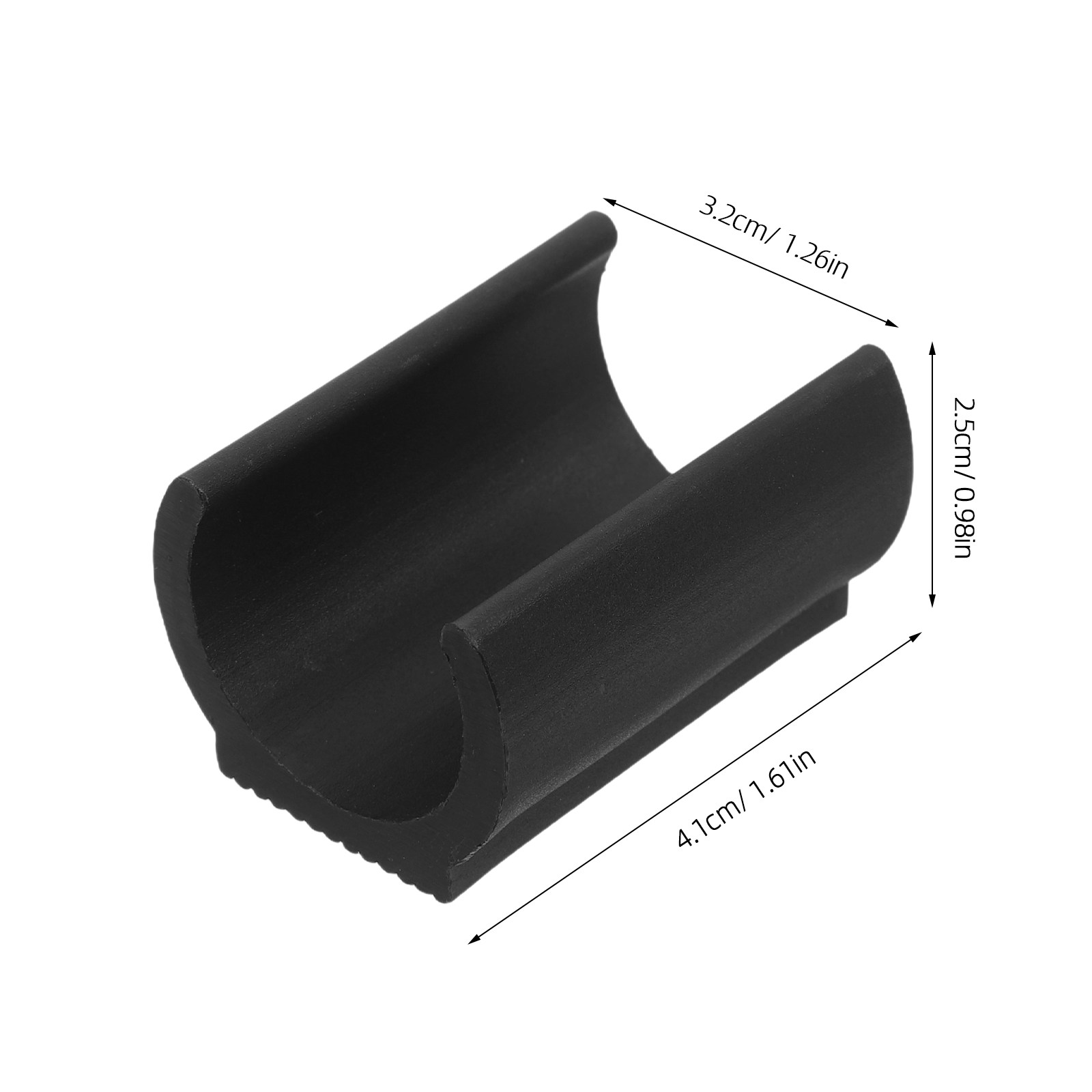 20Pcs Chair Pipe Clamp Black P - Plastic Pipe Clip review and price
